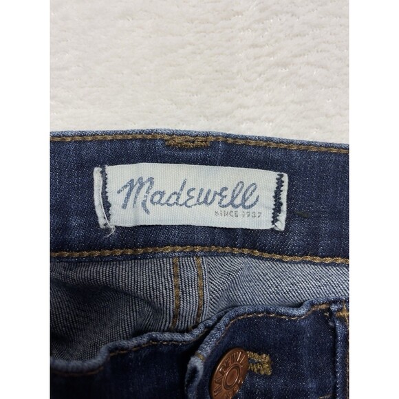 Madewell Skinny Skinny Women's Mid Rise Stretch Blue Jeans Size 26 - Picture 7 of 14